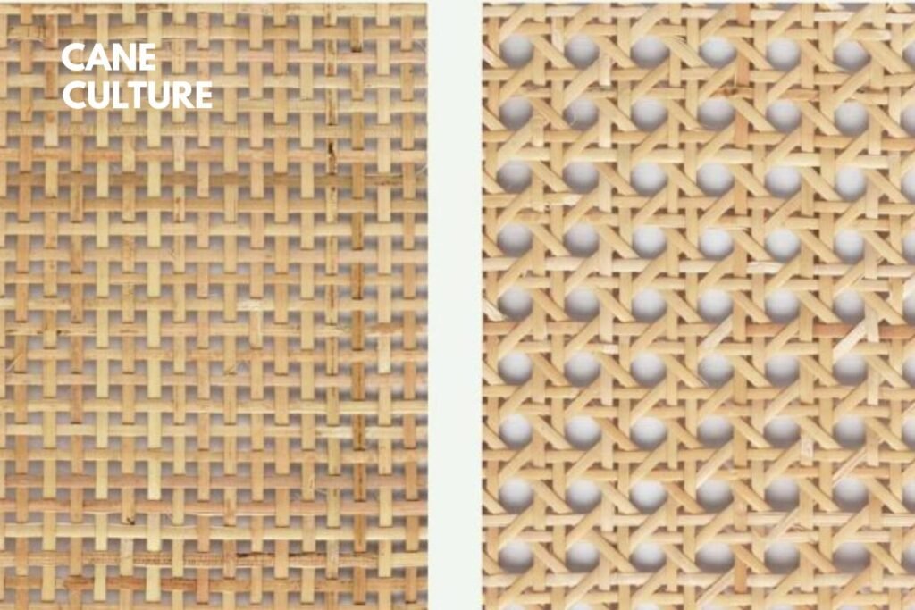 NATURAL VS ARTIFICAL RATTAN CANE WEBBINGS