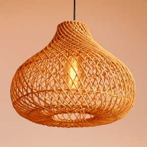 Onion Bulb Cane Lamp