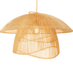 Mushroom Cane Pendant Lamp