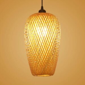 Bamboo Vessel Pendant Lamp
