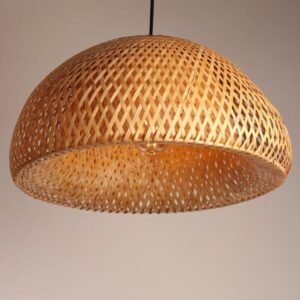 Bamboo Dome Pendant Lamp