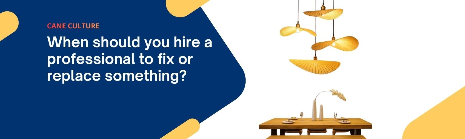 When should you hire a professional to fix or replace something?