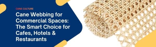 Cane Webbing for Commercial Spaces: The Smart Choice for Cafes, Hotels & Restaurants