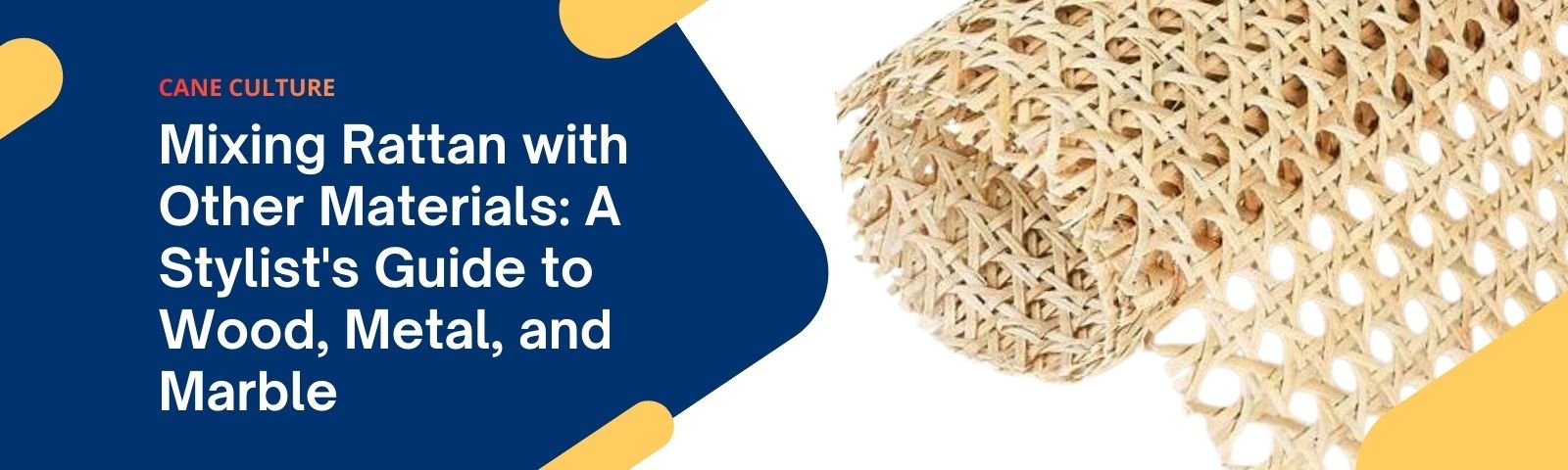 Mixing Rattan with Other Materials: A Stylist's Guide to Wood, Metal, and Marble