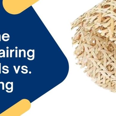 The Art of Cane Weaving: Repairing Broken Strands vs. Full Re-webbing